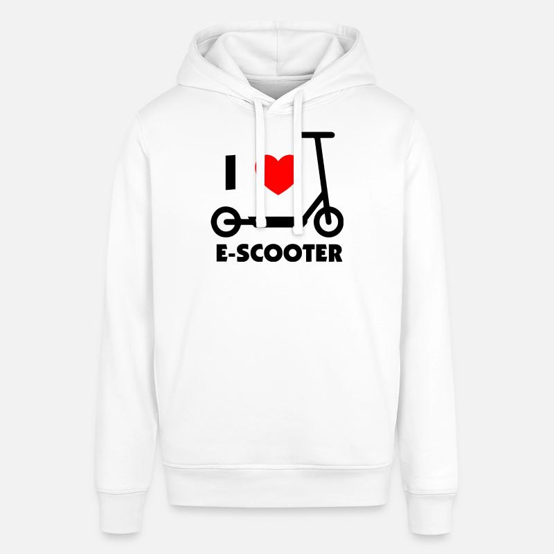 E-Scooter E-Roller Scooter - Stanley/Stella Unisex Hoodie SOUNDER - Weiß