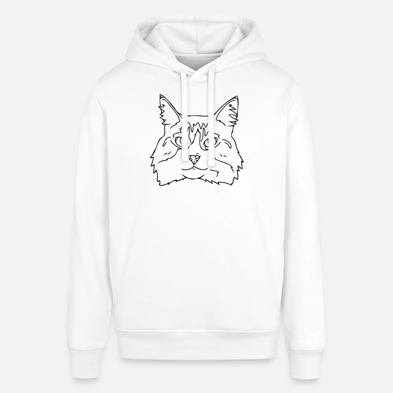 Chat - Sweat à capuche SOUNDER Stanley/Stella Unisexe - blanc