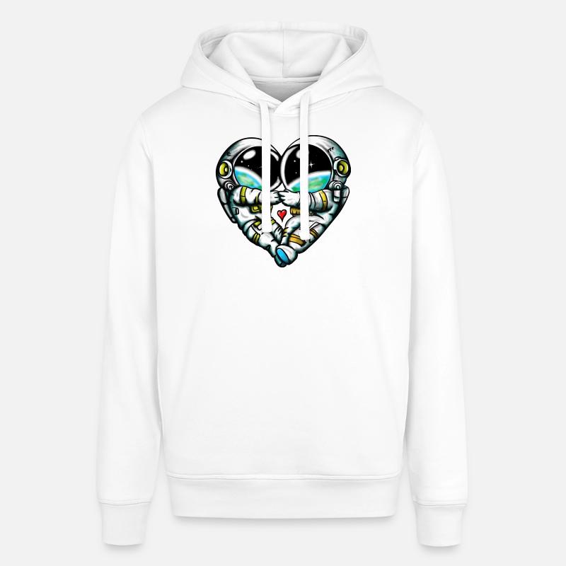 Amour de l’espace - Sweat à capuche SOUNDER Stanley/Stella Unisexe - blanc