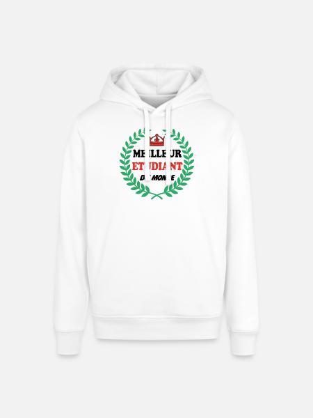 BESTER STUDENT DER WELT - Stanley/Stella Unisex Hoodie SOUNDER - Weiß
