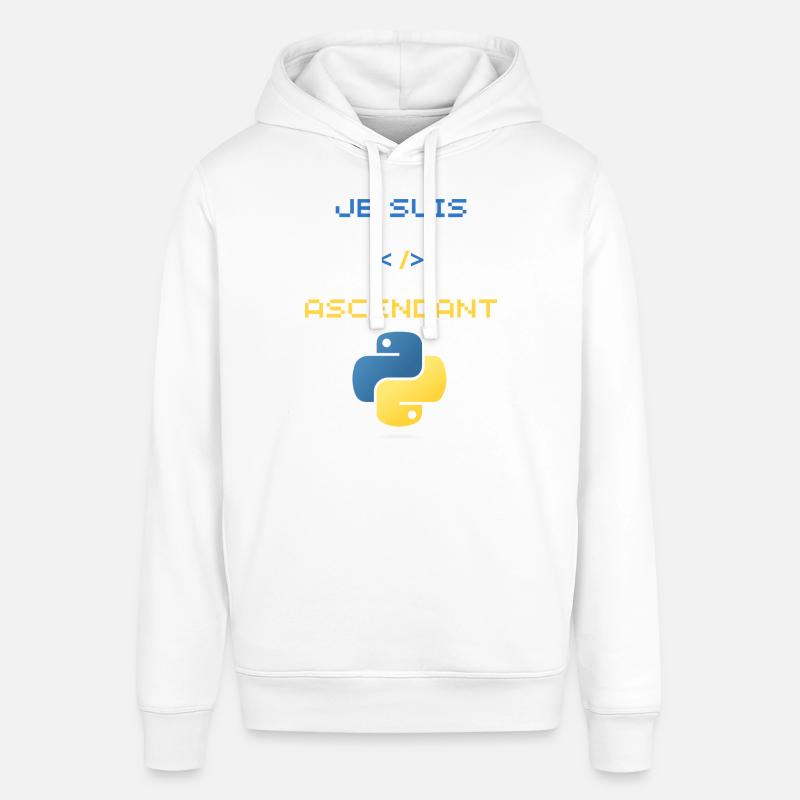 cadeau pour développeur python - Sweat à capuche SOUNDER Stanley/Stella Unisexe - blanc
