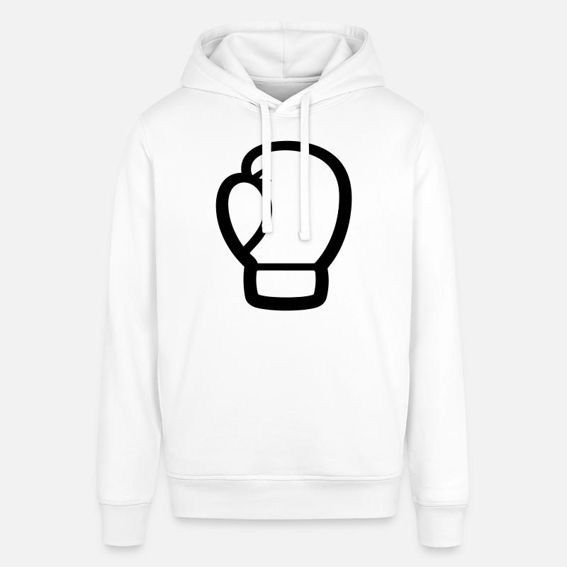 gant de boxe - Sweat à capuche SOUNDER Stanley/Stella Unisexe - blanc