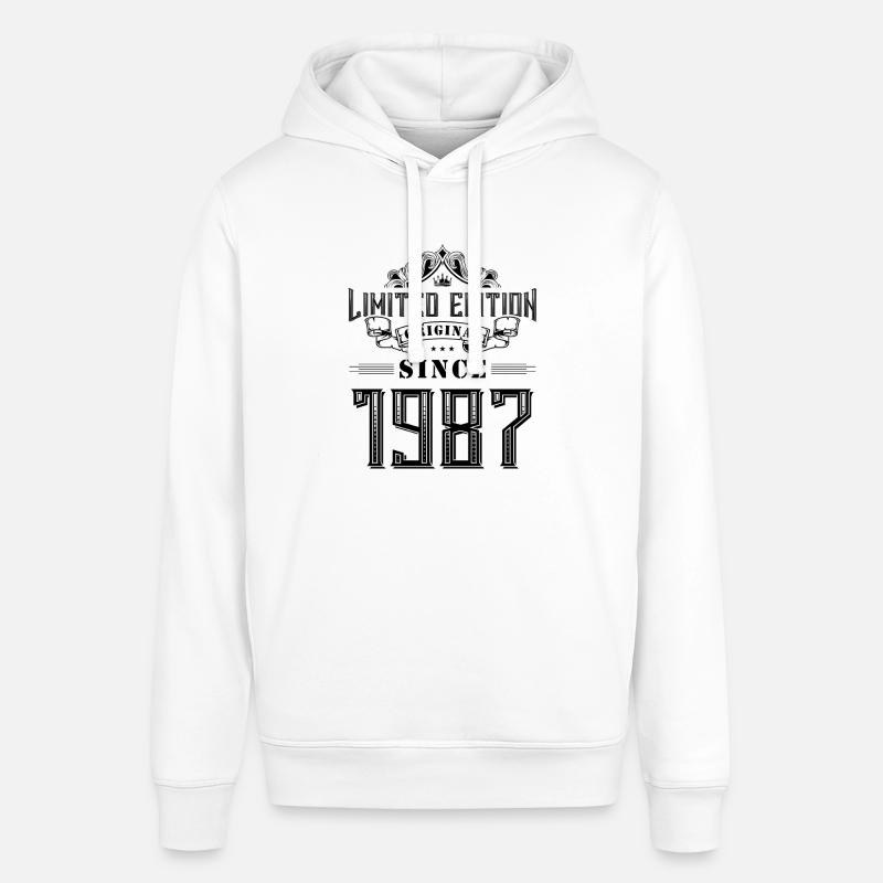 1987 Édition limitée - Sweat à capuche SOUNDER Stanley/Stella Unisexe - blanc