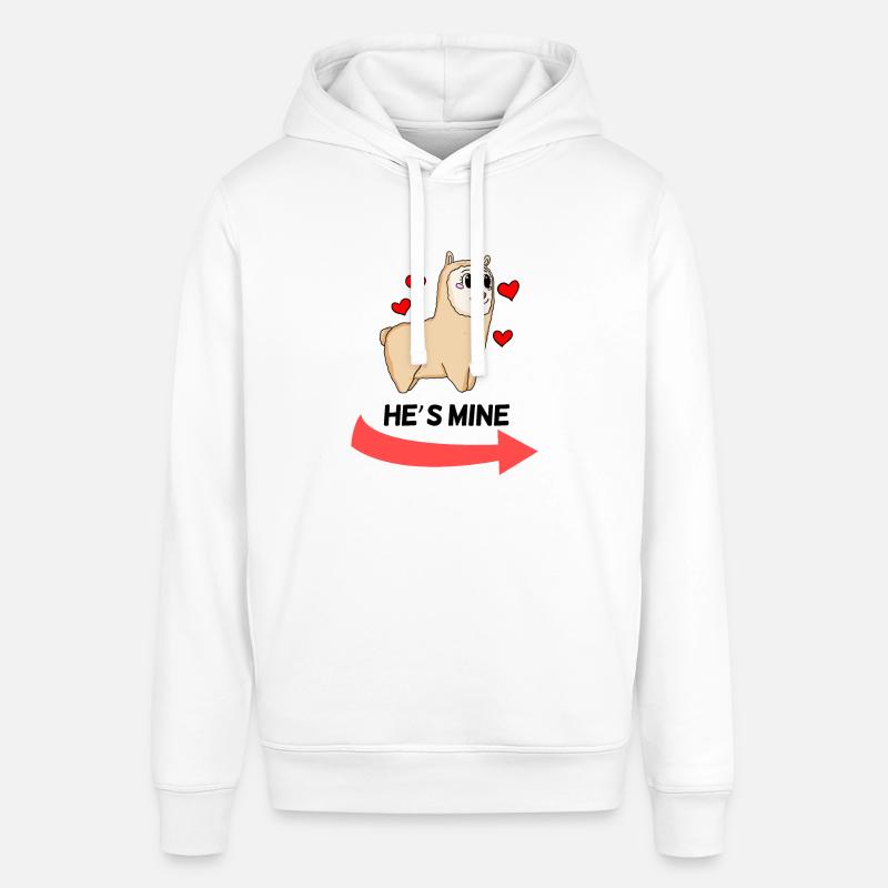 He is Mine - Partnerlook 1 - Sweat à capuche SOUNDER Stanley/Stella Unisexe - blanc