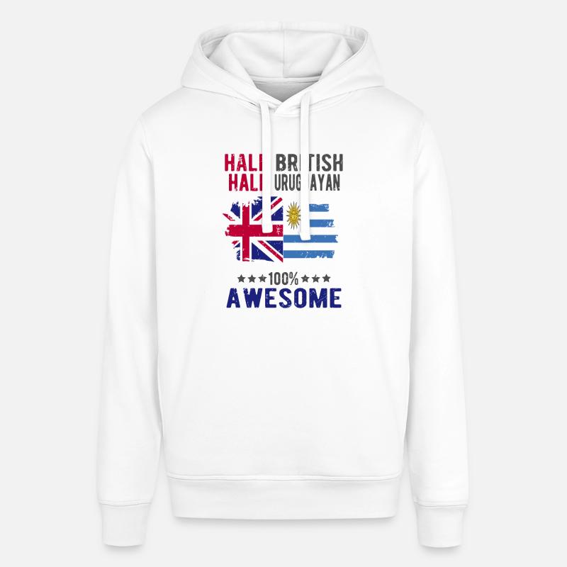 Moitié britannique moitié uruguayen - Sweat à capuche SOUNDER Stanley/Stella Unisexe - blanc