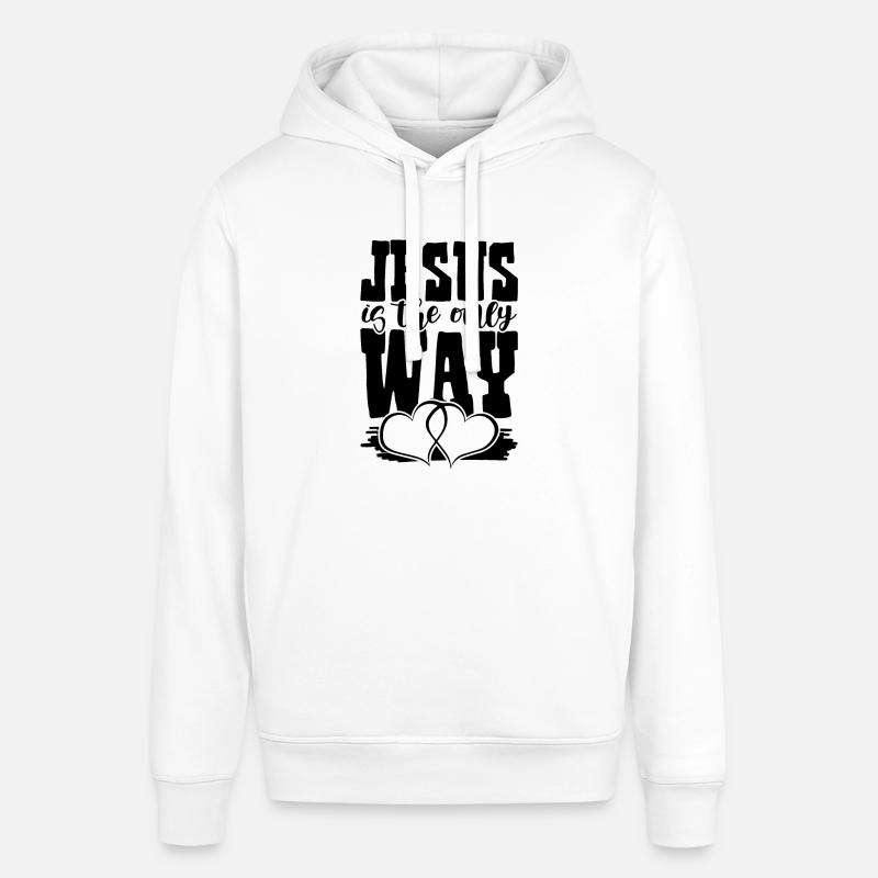 Jésus est le Chemin - Sweat à capuche SOUNDER Stanley/Stella Unisexe - blanc