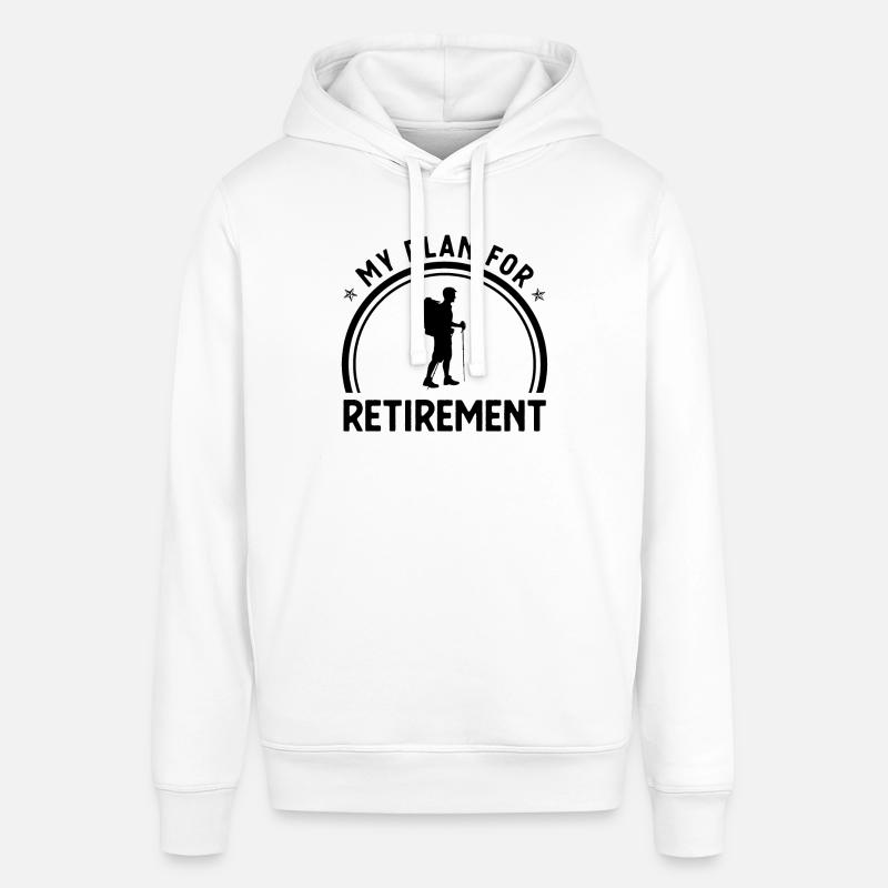 Mon plan de retraite - - Sweat à capuche SOUNDER Stanley/Stella Unisexe - blanc