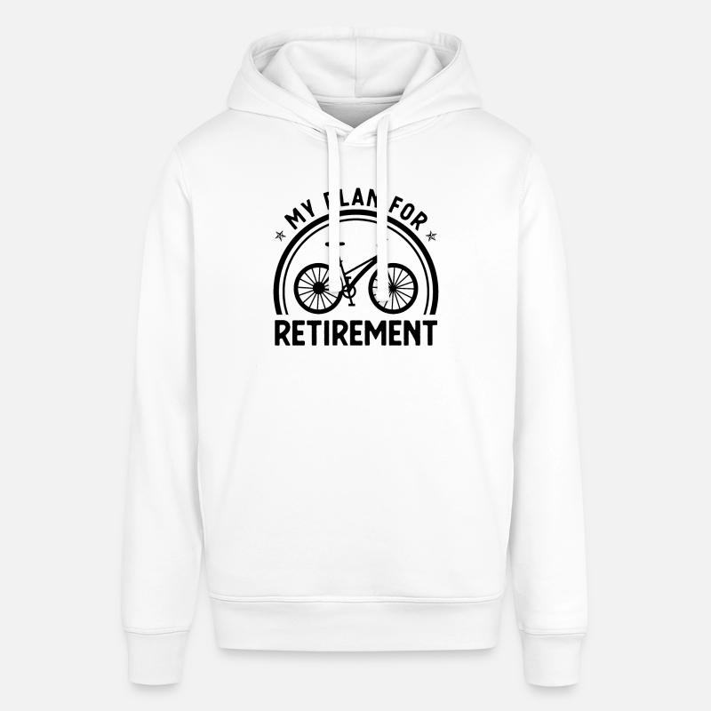 Mon plan de retraite - - Sweat à capuche SOUNDER Stanley/Stella Unisexe - blanc