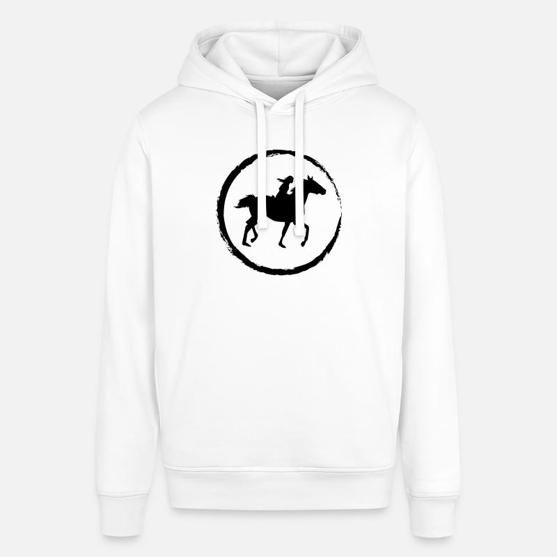 Cricle et Cheval - (2) - Sweat à capuche SOUNDER Stanley/Stella Unisexe - blanc