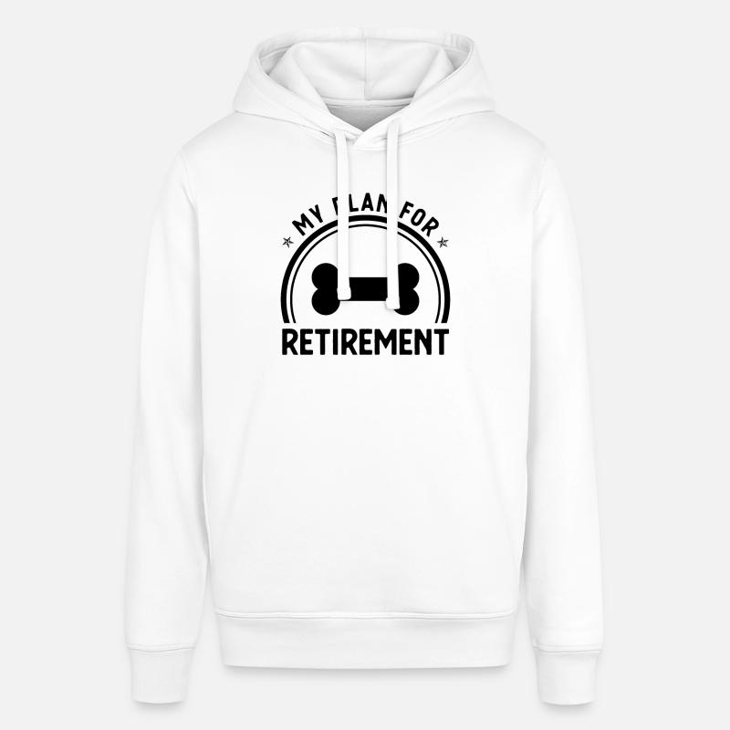 Mon plan de retraite 4 - - Sweat à capuche SOUNDER Stanley/Stella Unisexe - blanc