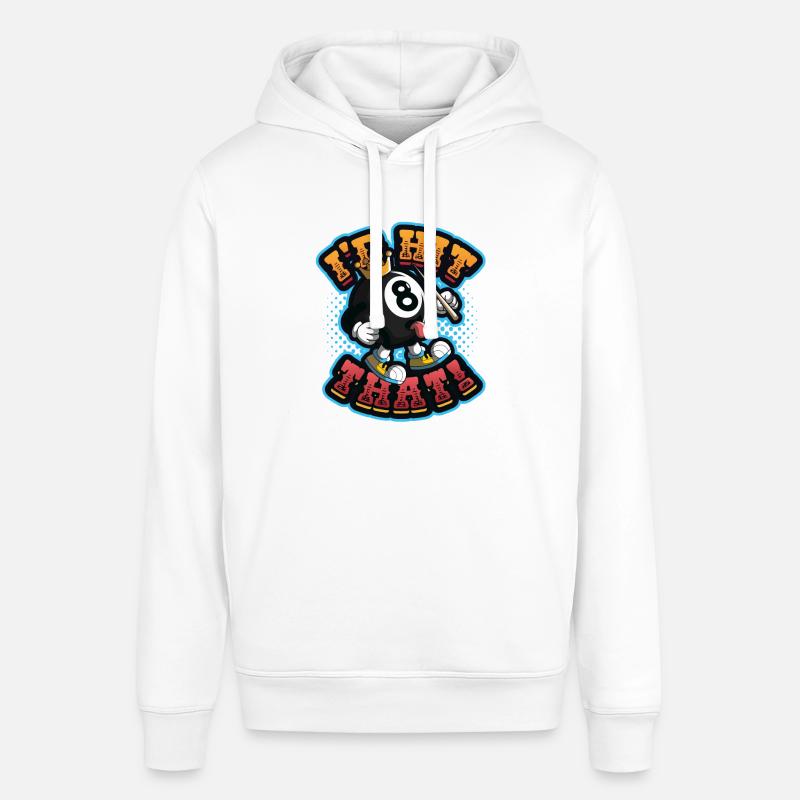 Id Hit That Pool Billards - Sweat à capuche SOUNDER Stanley/Stella Unisexe - blanc