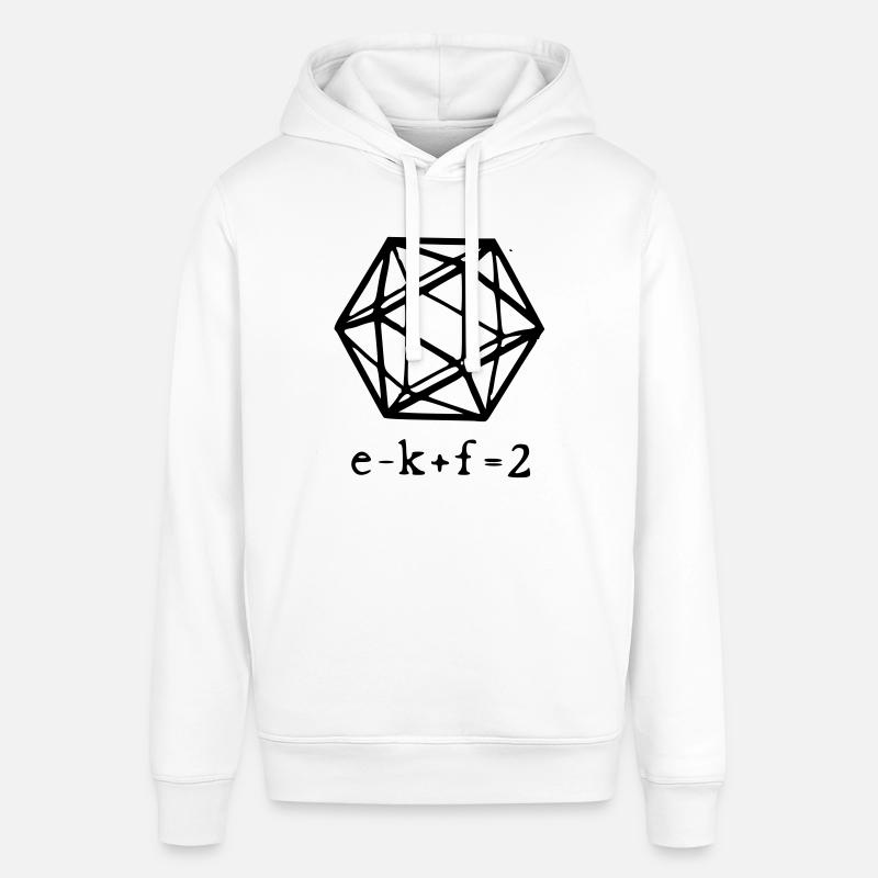 euler polyheder replacement - Stanley/Stella SOUNDER Unisex Hoodie - white