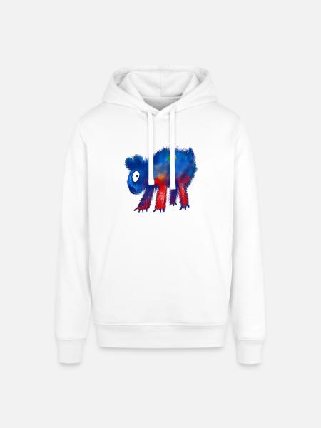 Buntes Tier - Stanley/Stella Unisex Hoodie SOUNDER - Weiß