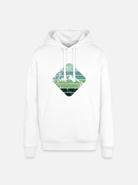Mountain - Stanley/Stella SOUNDER Unisex Hoodie - white