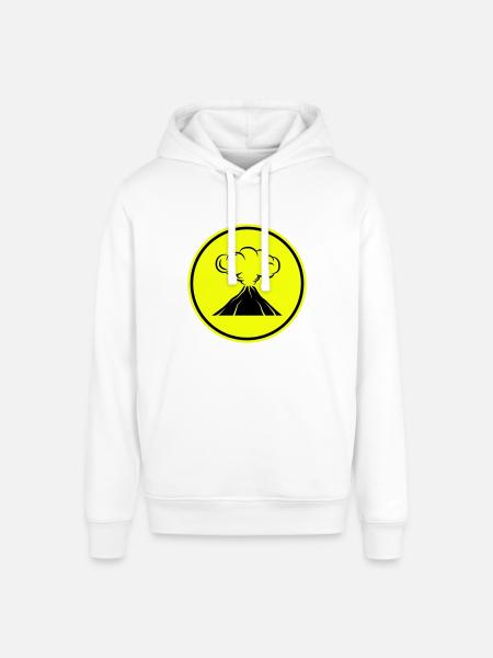 Volcano icon icon - Stanley/Stella SOUNDER Unisex Hoodie - white