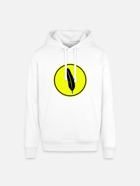 Feather symbol - Stanley/Stella SOUNDER Unisex Hoodie - white