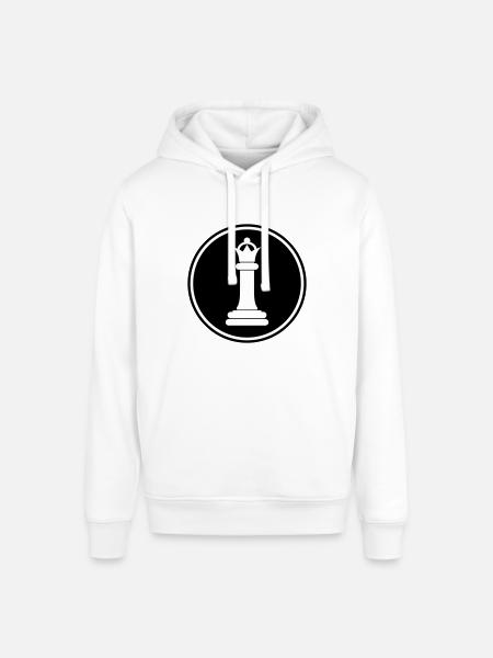 Chess piece queen - Stanley/Stella SOUNDER Unisex Hoodie - white