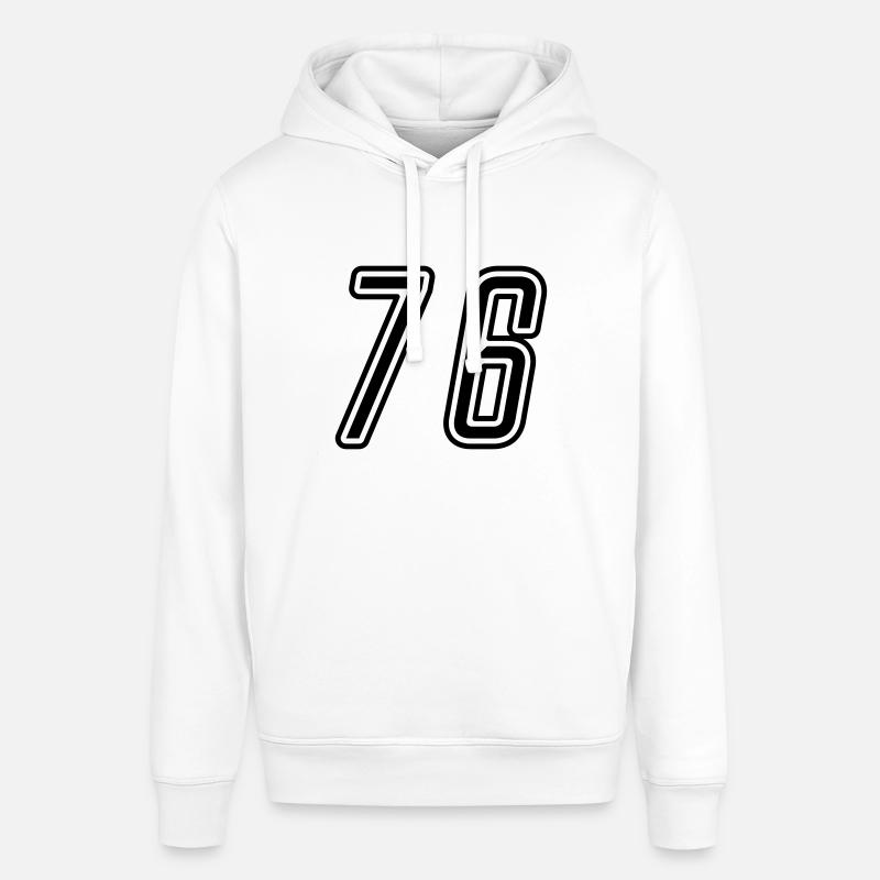 76 Numéro de numéro - Sweat à capuche SOUNDER Stanley/Stella Unisexe - blanc
