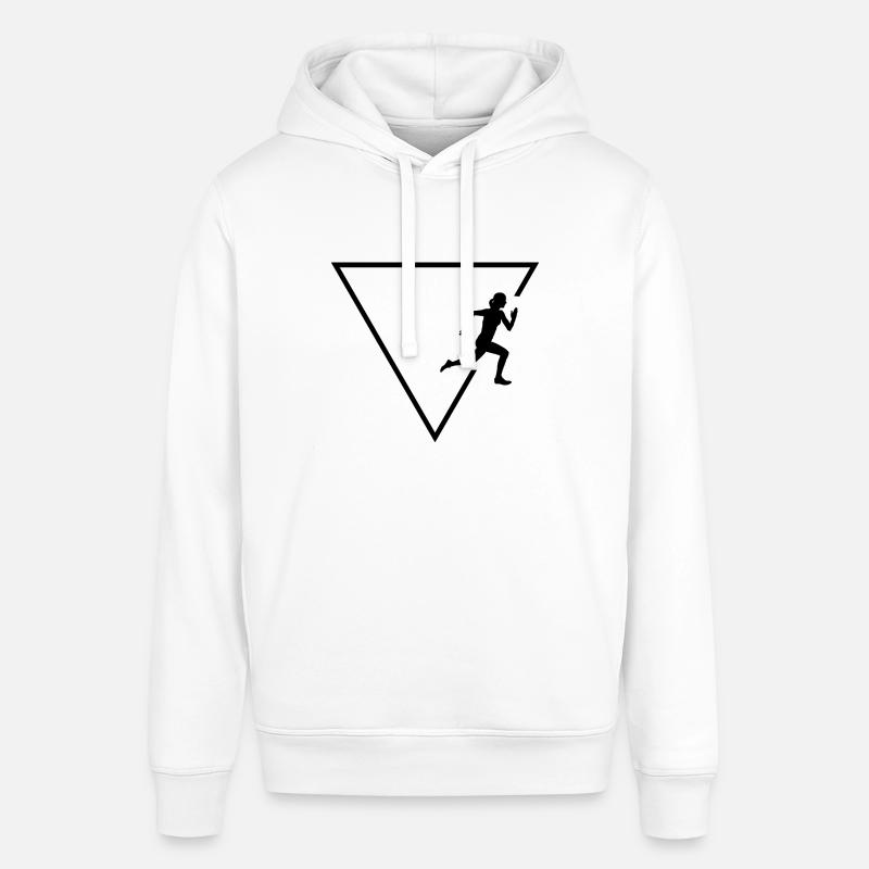 Triangle 1 et Running - - Sweat à capuche SOUNDER Stanley/Stella Unisexe - blanc