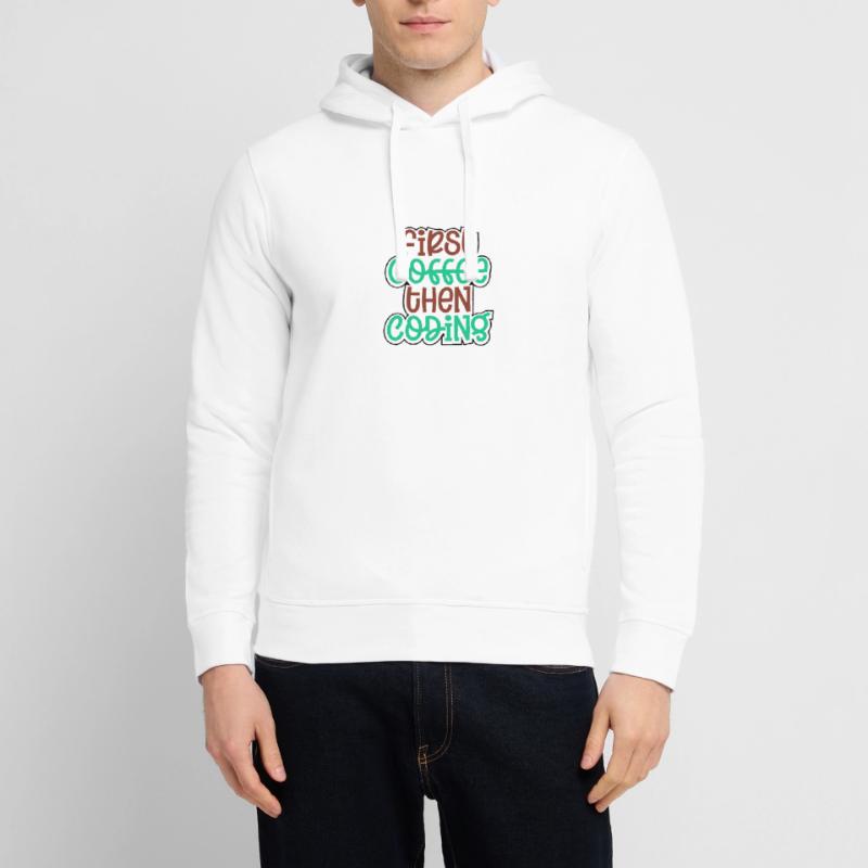 Coder Geschenk zuerst Kaffee dann Codierung Geschenkidee Stanley/Stella Unisex Hoodie SOUNDER