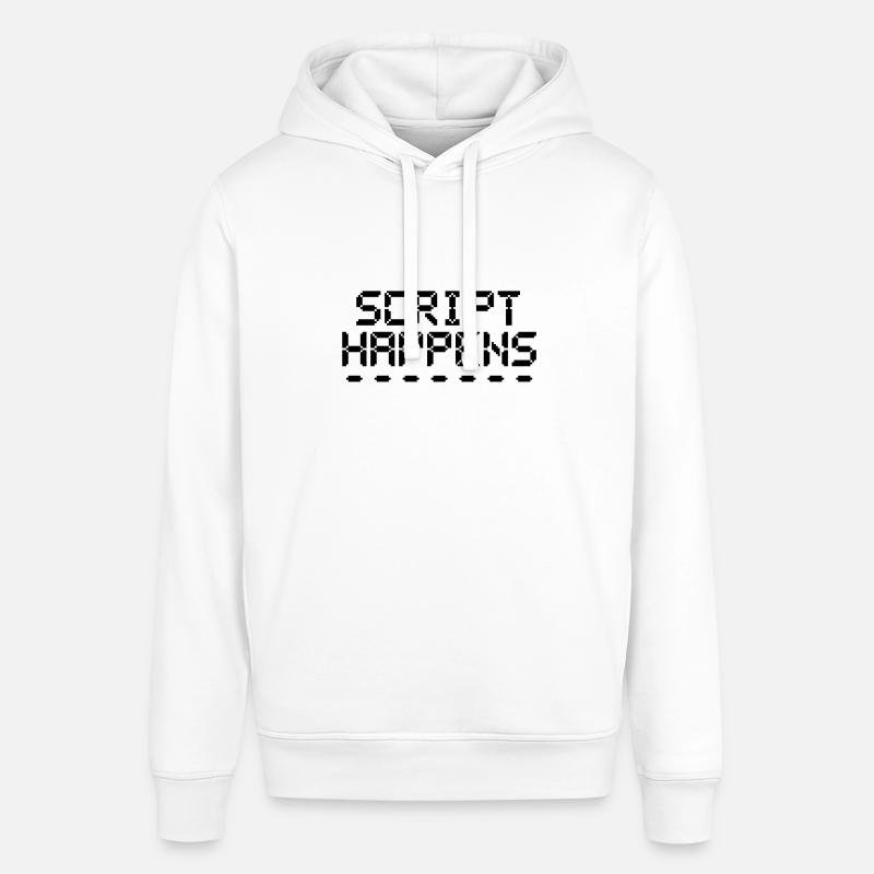 Computerprogrammierskript passiert Programmierer - Stanley/Stella Unisex Hoodie SOUNDER - Weiß