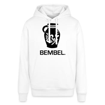 Bembel - Das Frankfurter Original #FFM #069 - Stanley/Stella Unisex Hoodie SOUNDER - Weiß - Vorne - Alina (178cm) & Michal (187cm)