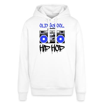 ghettoblaster old school - Stanley/Stella Unisex Hoodie SOUNDER - Weiß - Vorne - Alina (178cm) & Michal (187cm)
