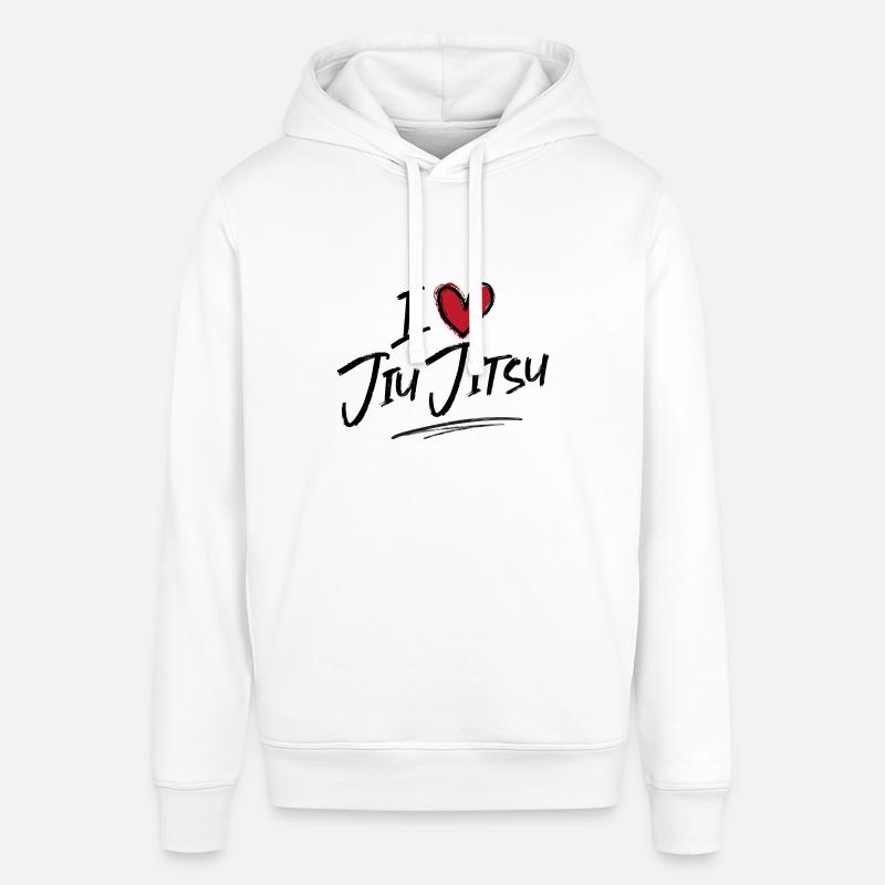 J’adore le Jiu Jitsu - Sweat à capuche SOUNDER Stanley/Stella Unisexe - blanc