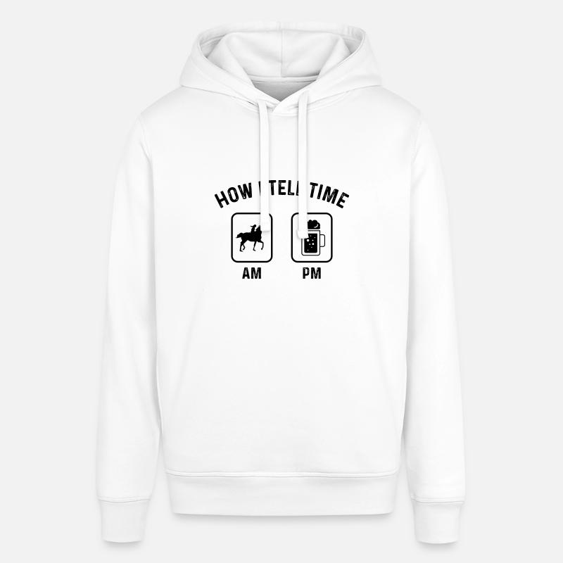 Comment dire l’heure sur PM 1 - (2) - Sweat à capuche SOUNDER Stanley/Stella Unisexe - blanc