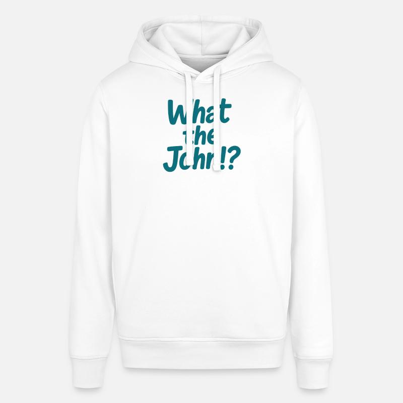 Qu’est-ce que c’est que John ?! Té - Sweat à capuche SOUNDER Stanley/Stella Unisexe - blanc