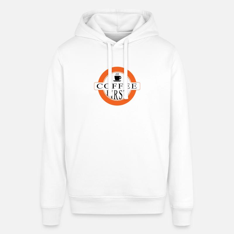 Café d'abord - premier café - Sweat à capuche SOUNDER Stanley/Stella Unisexe - blanc
