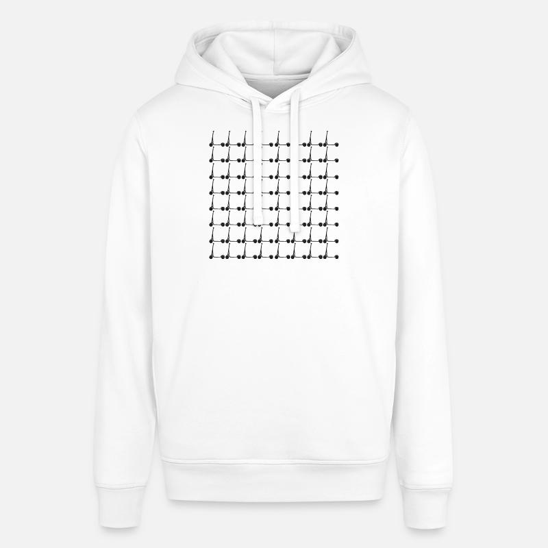 E-Scooter E-Roller Scooter - Sweat à capuche SOUNDER Stanley/Stella Unisexe - blanc