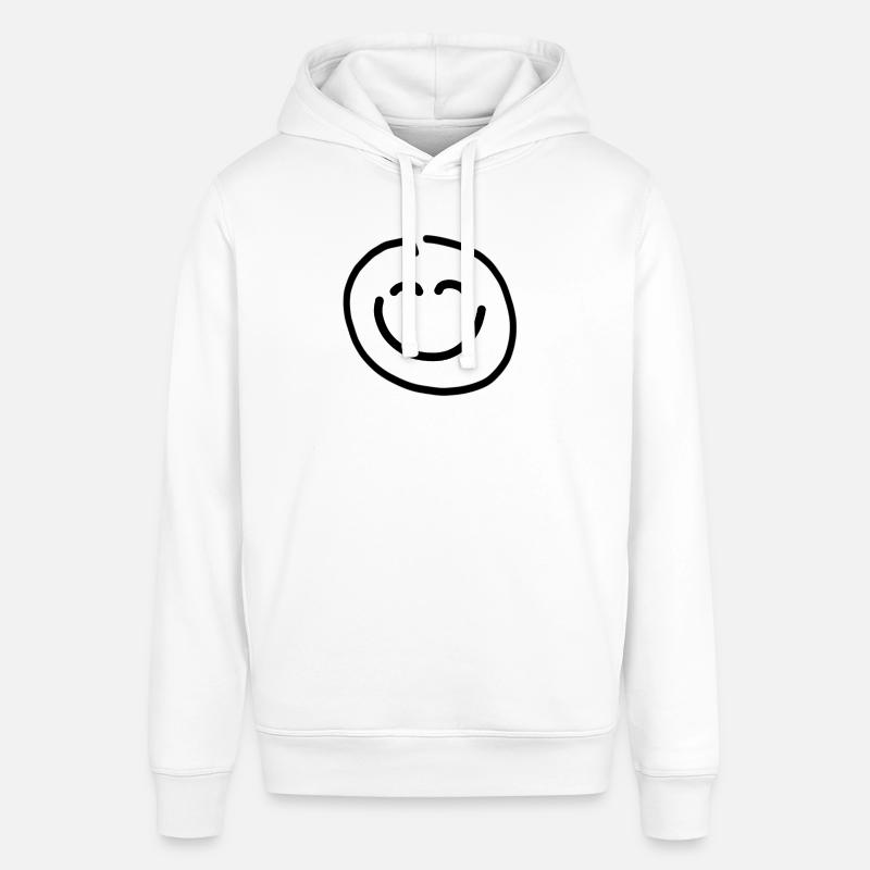 Visage heureux - Sweat à capuche SOUNDER Stanley/Stella Unisexe - blanc