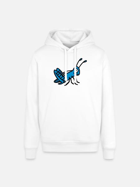 Grashüpfer 3 - Stanley/Stella Unisex Hoodie SOUNDER - Weiß