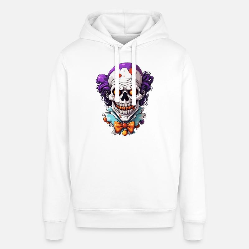 Clown / Cirque / Carnaval / Carnaval / Ludique - Sweat à capuche SOUNDER Stanley/Stella Unisexe - blanc