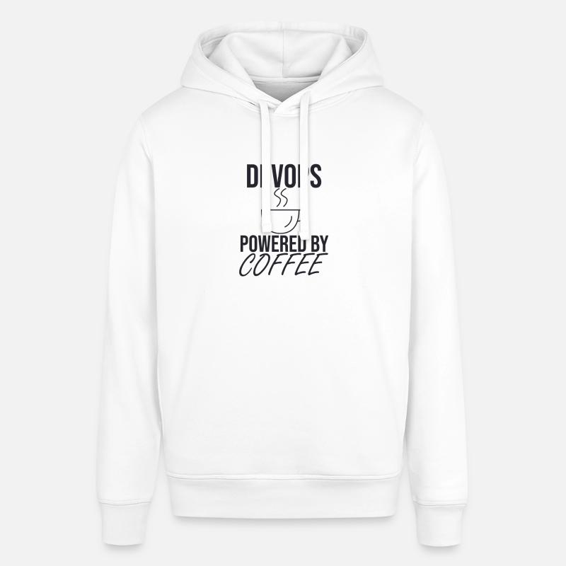 DevOps Coffee | Software Development" - Stanley/Stella SOUNDER Unisex Hoodie - white