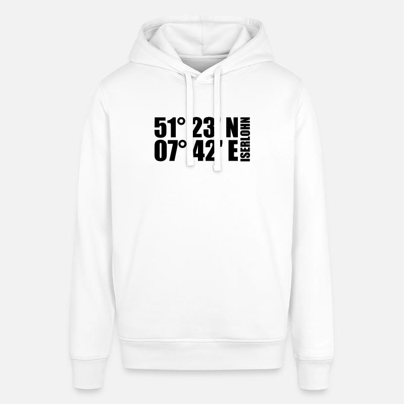 Coordonnées d’Iserlohn - Sweat à capuche SOUNDER Stanley/Stella Unisexe - blanc