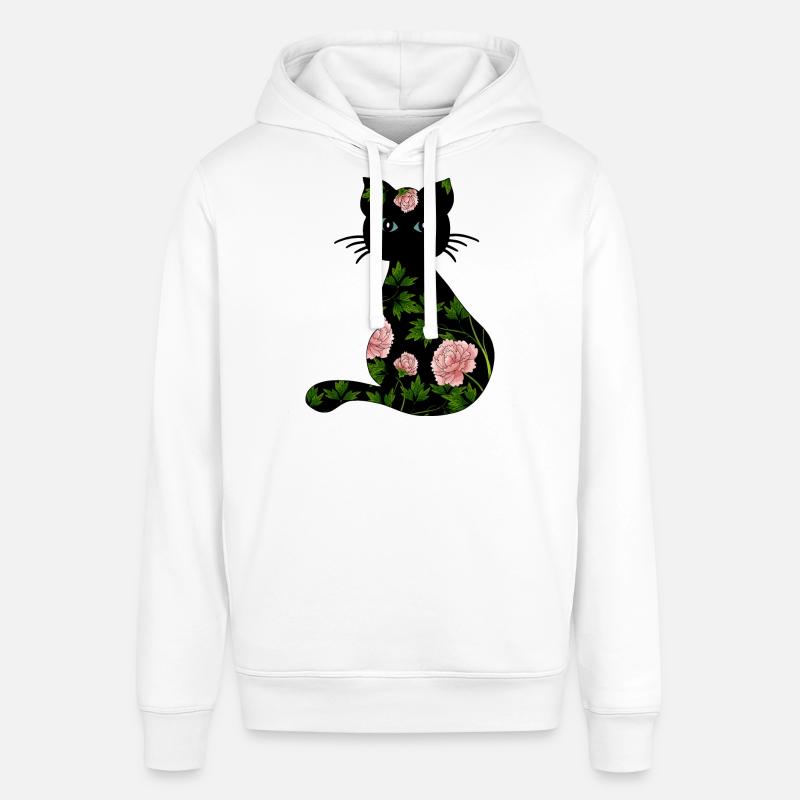 Chat - Sweat à capuche SOUNDER Stanley/Stella Unisexe - blanc