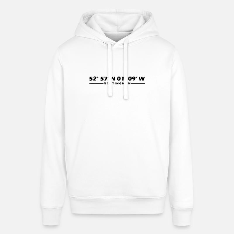 Coordonnées de Nottingham - Sweat à capuche SOUNDER Stanley/Stella Unisexe - blanc