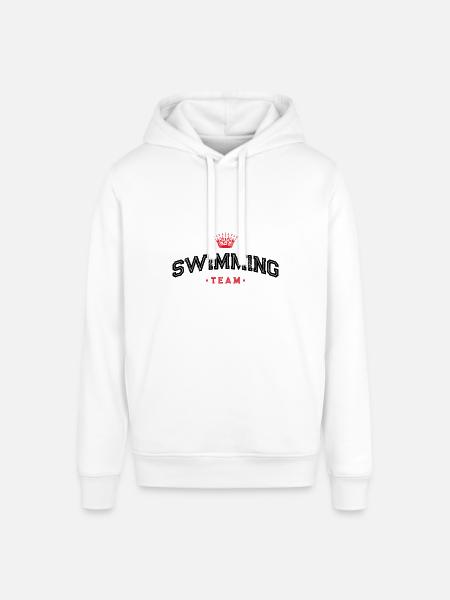 Swimming Team - Stanley/Stella SOUNDER Unisex Hoodie - white