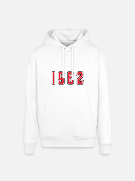 1982 year birthday - Stanley/Stella SOUNDER Unisex Hoodie - white