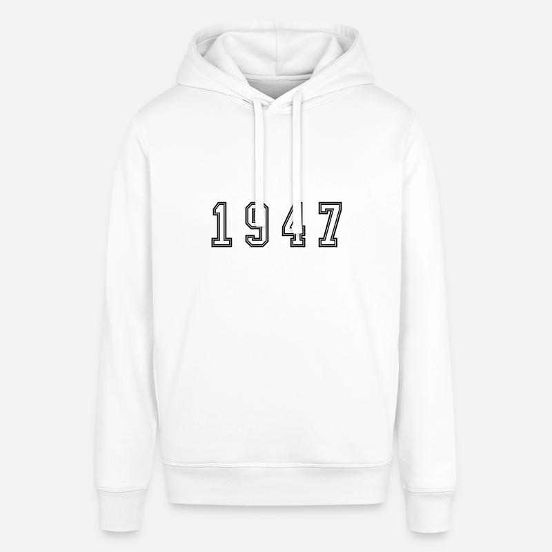 Numéro de l’année 1947 - Sweat à capuche SOUNDER Stanley/Stella Unisexe - blanc