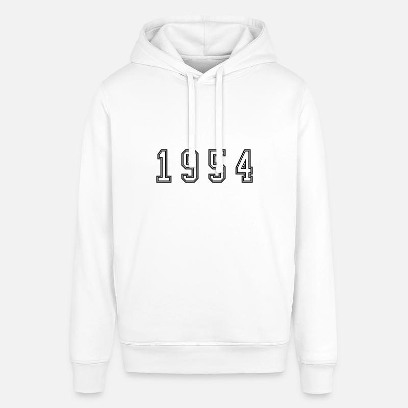Numéro de l’année 1954 - Sweat à capuche SOUNDER Stanley/Stella Unisexe - blanc