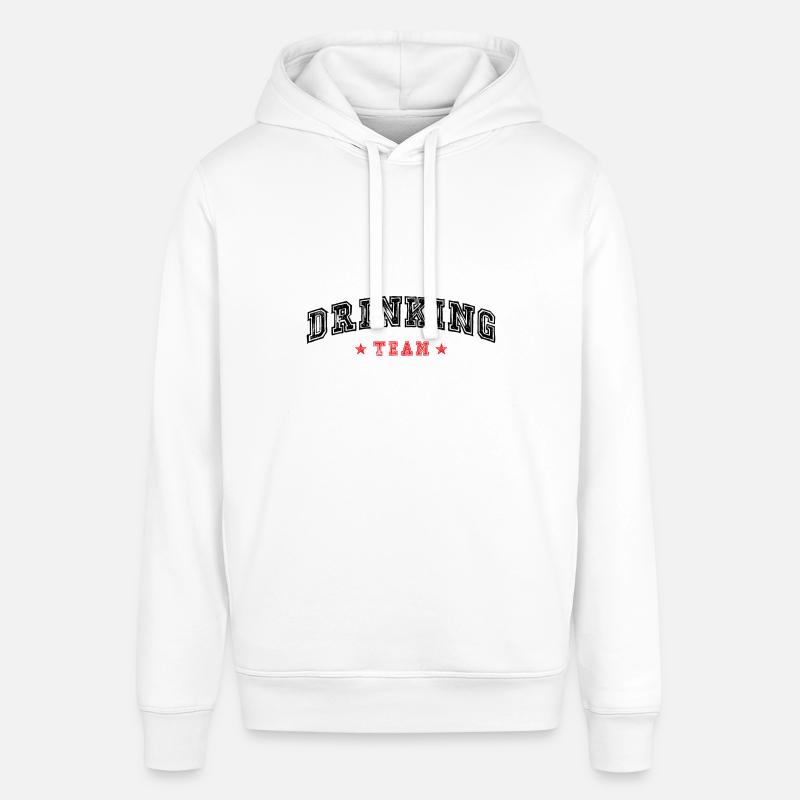 Équipe de consommation d’alcool - Sweat à capuche SOUNDER Stanley/Stella Unisexe - blanc