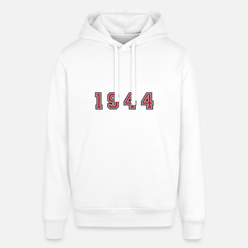 Numéro de l’année 1944 - Sweat à capuche SOUNDER Stanley/Stella Unisexe - blanc