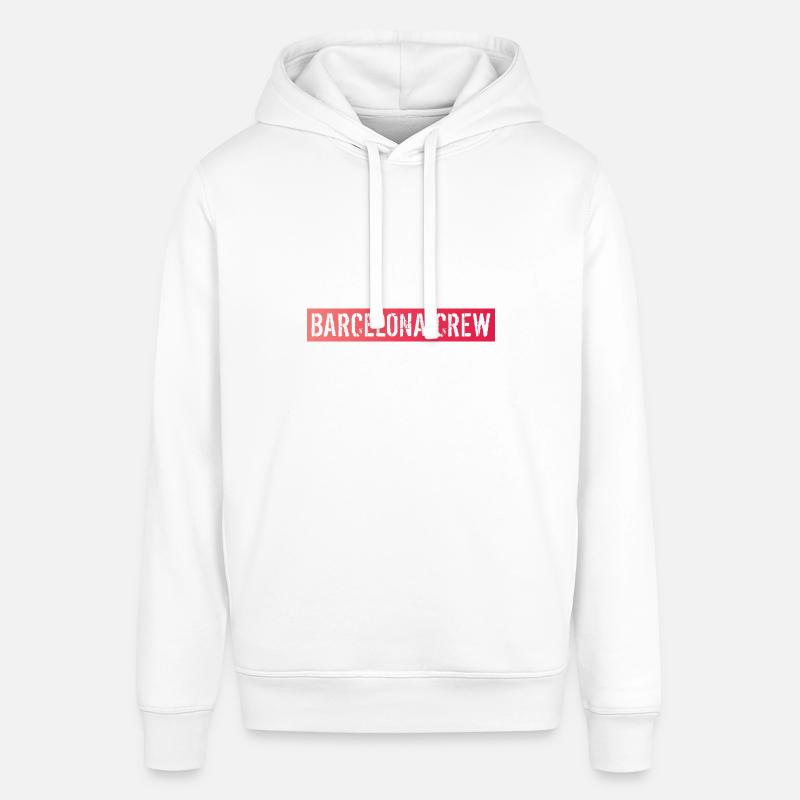 Équipage de Barcelone - Sweat à capuche SOUNDER Stanley/Stella Unisexe - blanc