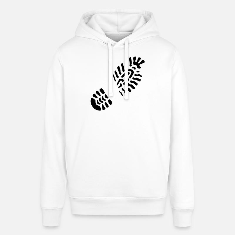 Empreinte gauche / droite Empreinte - Sweat à capuche SOUNDER Stanley/Stella Unisexe - blanc