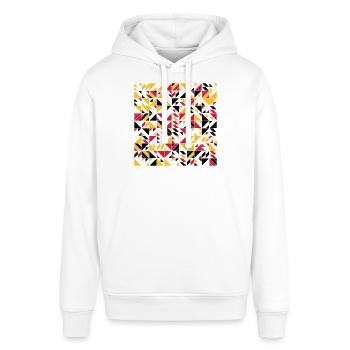 Deutschland | Triangles - Stanley/Stella Unisex Hoodie SOUNDER - Weiß - Vorne - Alina (178cm) & Michal (187cm)