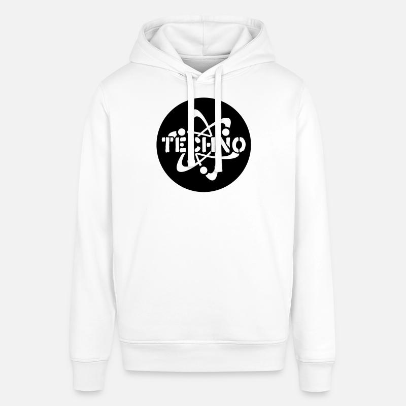 Techno__V005 - Sweat à capuche SOUNDER Stanley/Stella Unisexe - blanc