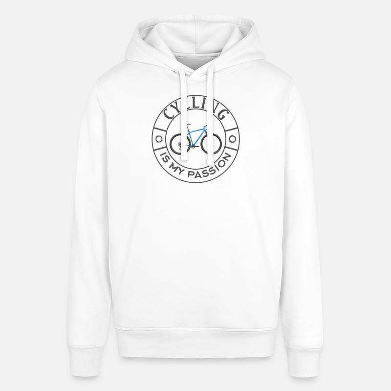 Passion Cyclisme, Cyclisme - Sweat à capuche SOUNDER Stanley/Stella Unisexe - blanc